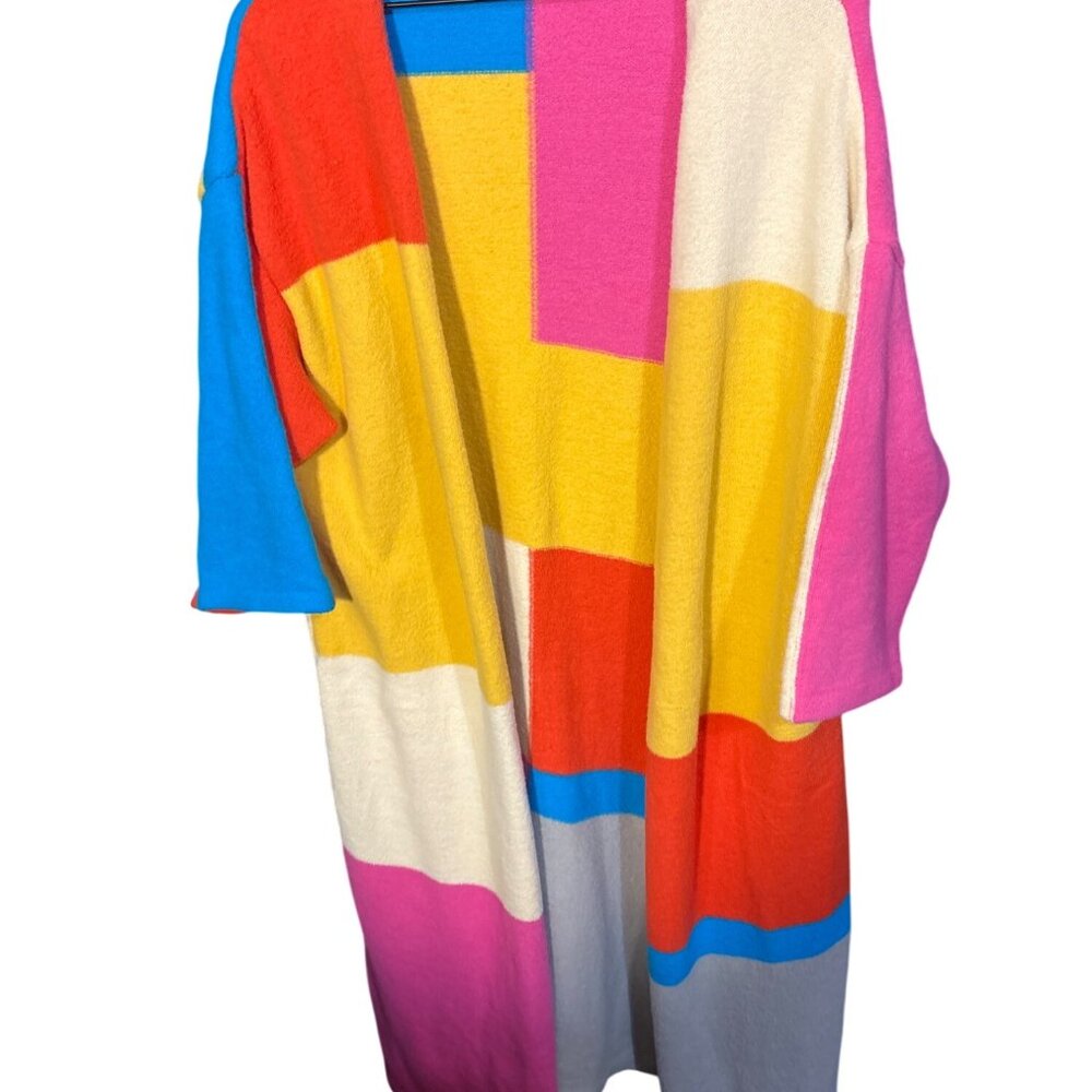 Colorful Loragal Womens Open Front Cardigan Sweater XL